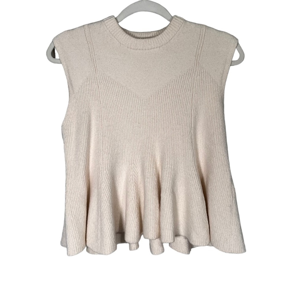 3.1 Phillip Lim Cream Sleeveless Knit Top